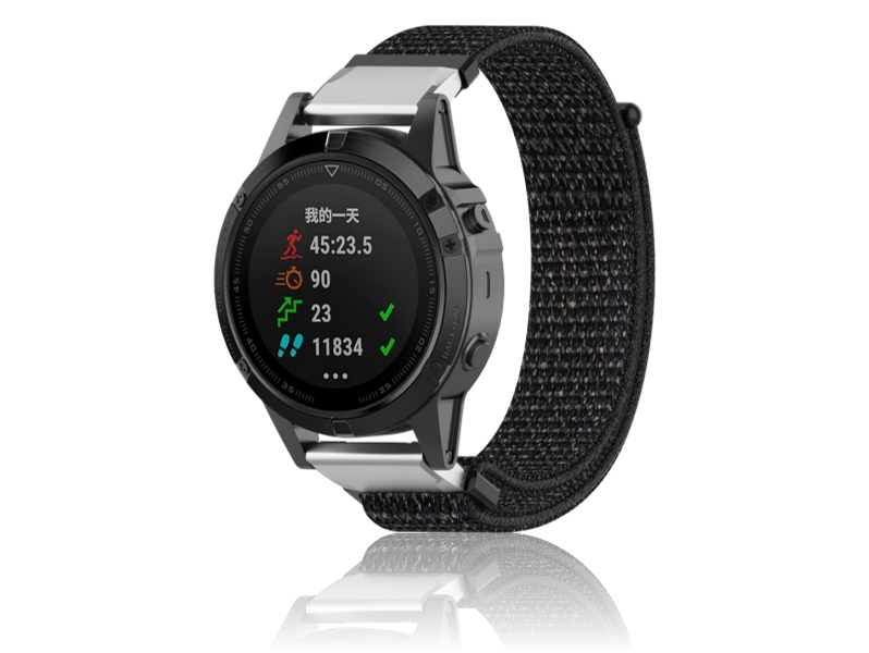 Suwon velcro rem til Garmin Fenix 5 / 5 Plus / 6 / 6 Pro / Chronos