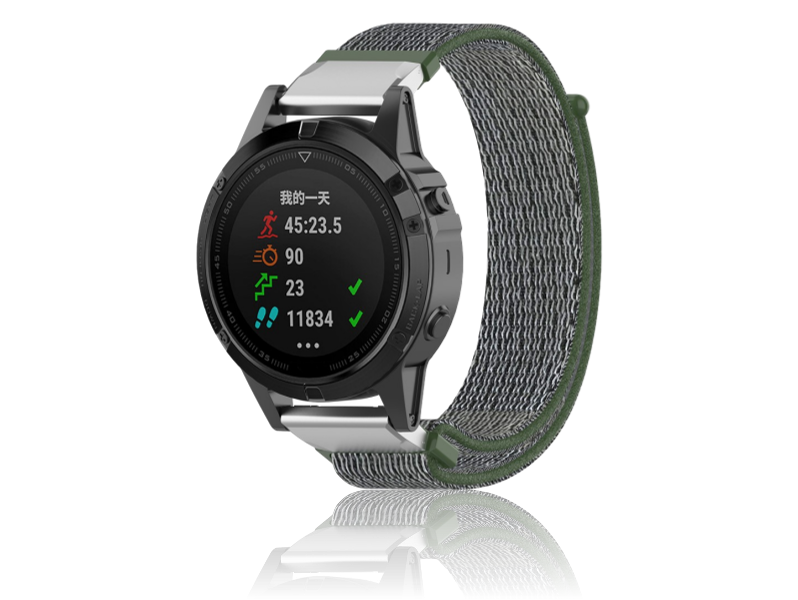 Suwon velcro rem til Garmin Forerunner 935 / 945-Grøn