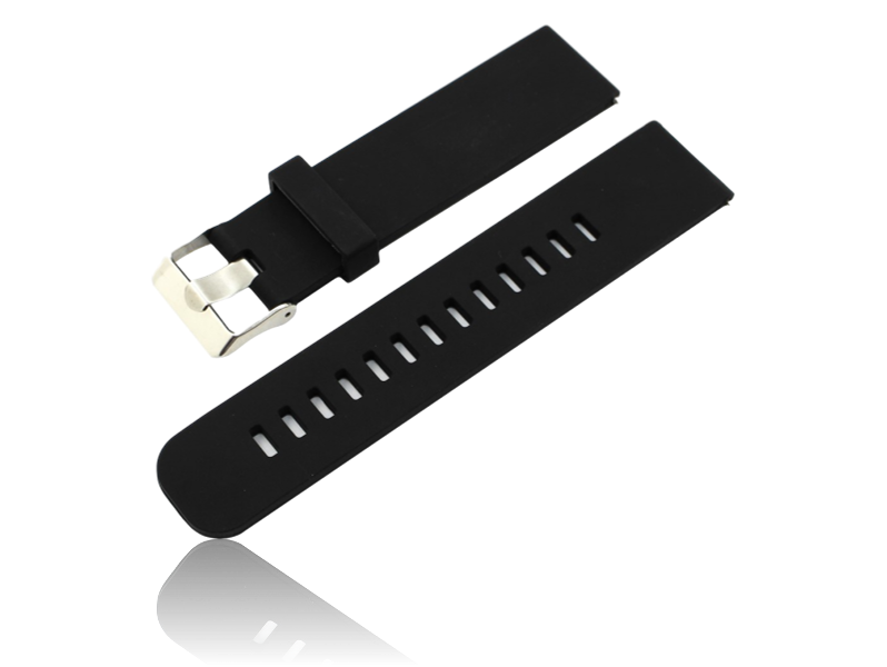 Silicone Rem Til Garmin Vivomove 3S / Vivoactive 4S-Sort