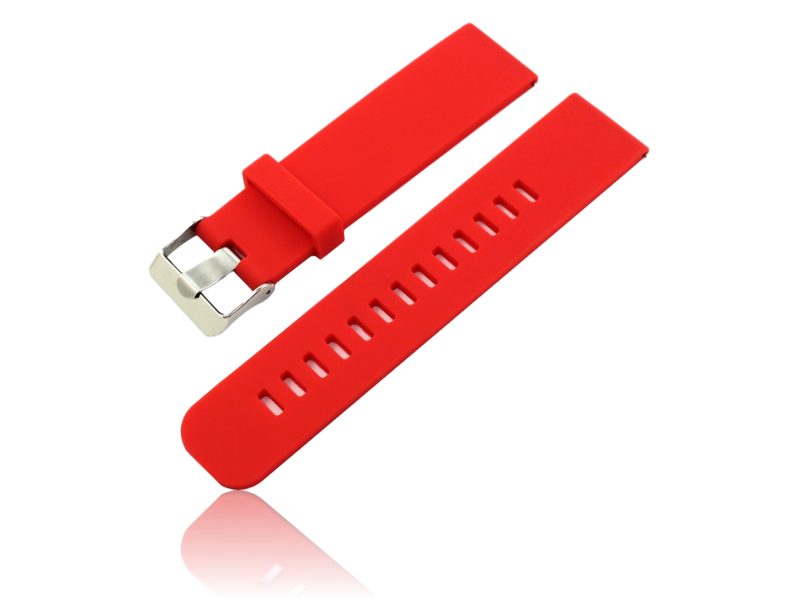 Silicone Rem Til Garmin Vivomove 3S / Vivoactive 4S-Rød