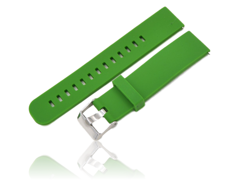 Evermart Silicone Rem Til Garmin Vivomove 3S / Vivoactive 4S-Grøn Garmin Vivomove 3S
