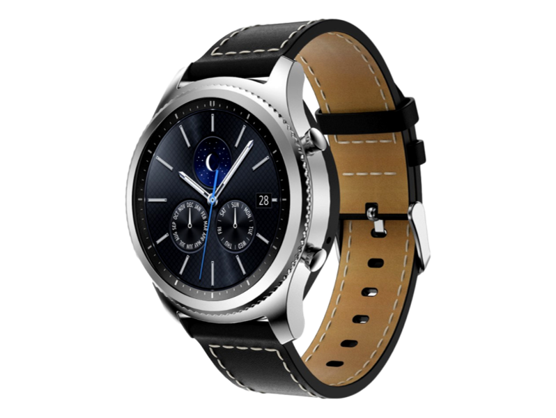 Terni rem i genuine læder til Samsung Gear S3 / Galaxy Watch 46mm