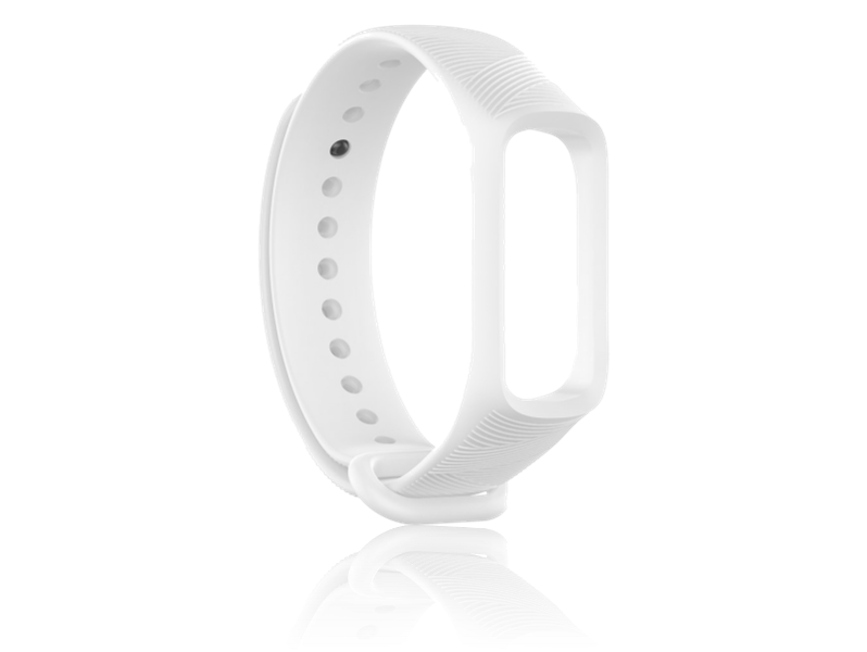 Silicone Rem Til Samsung Galaxy Fit E-Hvid Samsung Galaxy Fit E - R375