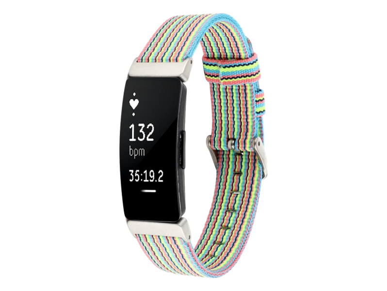 Canvas Rem Til Fitbit Inspire / Inspire Hr-Striber