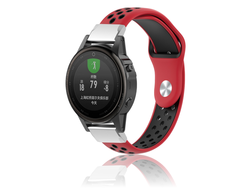 Sportsrem til Garmin Fenix 5S / 5S Plus / 6S / 6S Pro-Rød