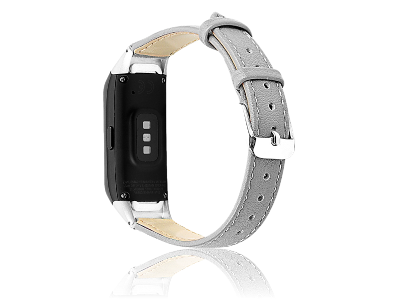 Læder Rem Til Samsung Galaxy Fit-Grå Samsung Galaxy Fit - R370