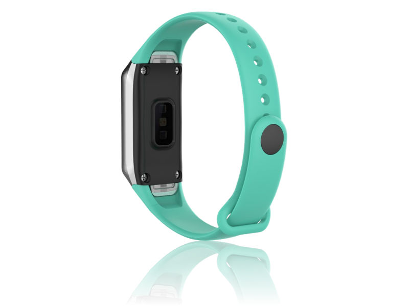 Evermart Silicone Rem Til Samsung Galaxy Fit-Turkis Samsung Galaxy Fit - R370