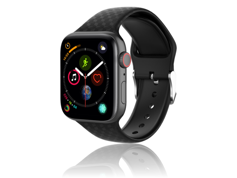 Diamond Silicone rem til Apple Watch Series 6 40mm