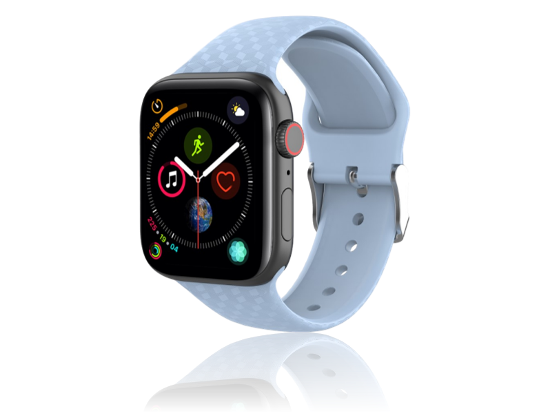 Diamond Silicone rem til Apple Watch Series 6 44mm