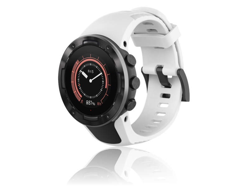 Scilla Silicone rem til Suunto 5-Hvid