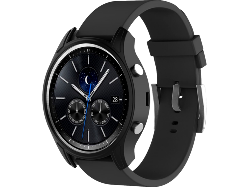Silicone Cover Til Samsung Gear S3-Sort Samsung Gear-Serien