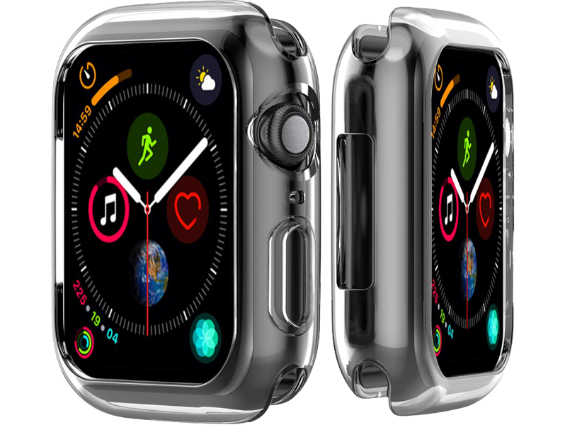 Transparent Silicone Cover Til Apple Watch 4 Apple Watch Tilbehør