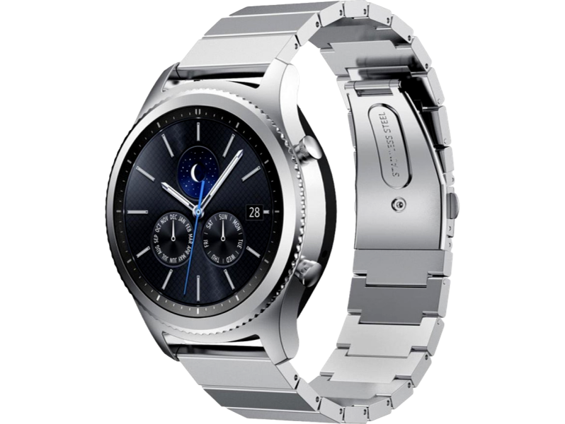 Arezzo rem i rustfrit stål til Samsung Gear S3 / Galaxy Watch 46mm