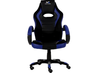 Evermart Nordic Gaming Charger Gaming Stol - Blå Gamer Stol
