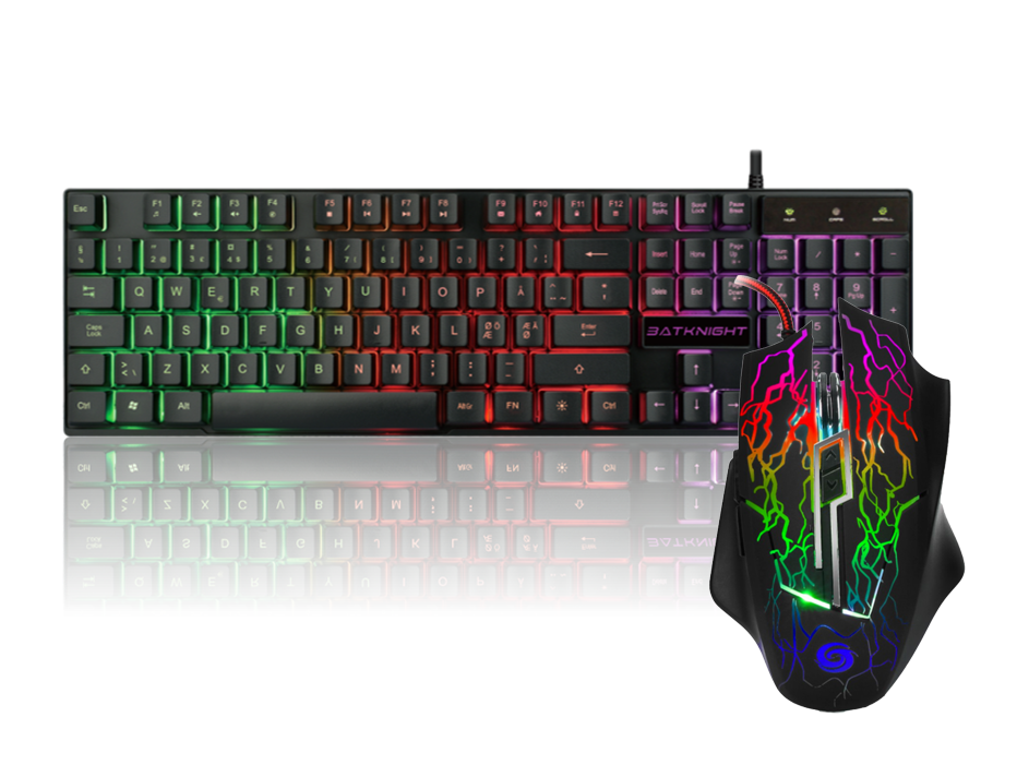 Alvin Gaming Sæt Til Ps4 / Xbox One Tastatur & Mus Til Ps4