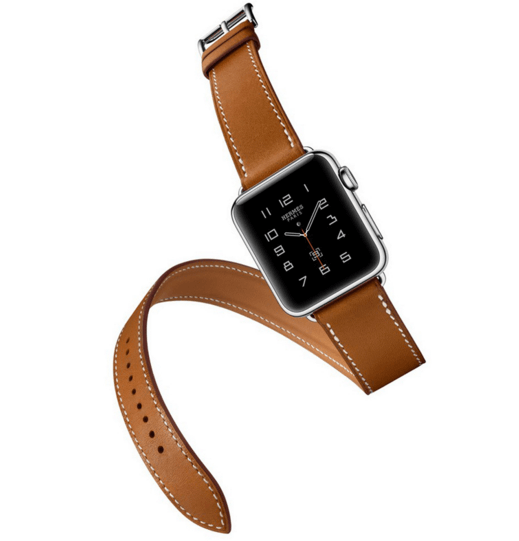 Dobbelt læderrem til Apple Watch 7 - 41 mm
