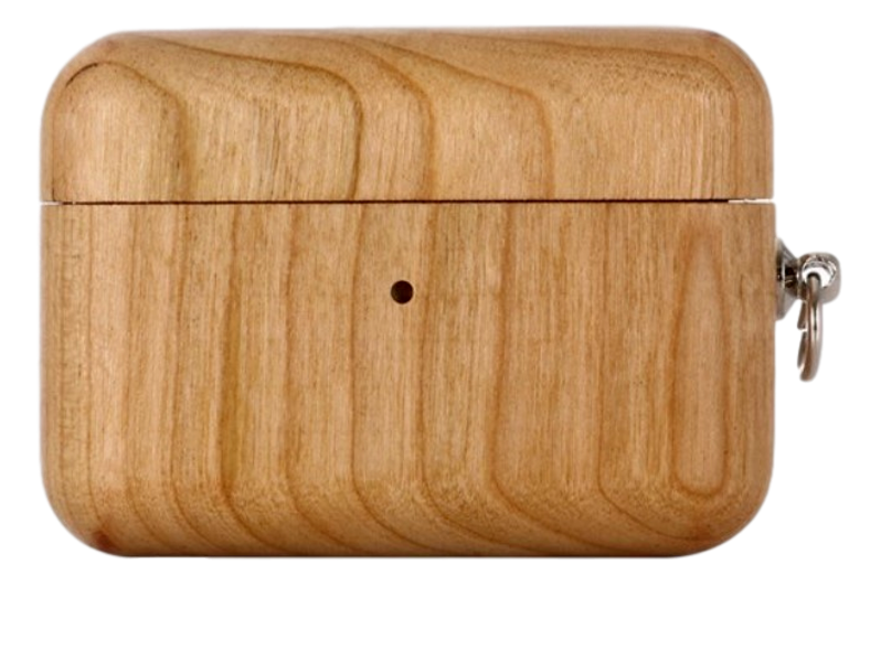 Wooden Cover til AirPods Pro-Lysebrun
