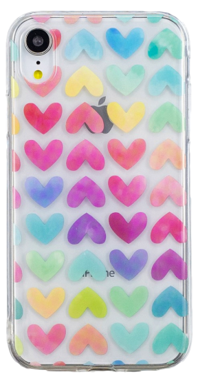 Hjerte TPU Cover til iPhone XR