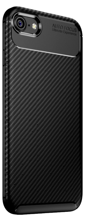 Carbon Fiber TPU Cover til iPhone 7 / 8 / SE (2020)