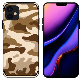Camouflage Silikone Cover til iPhone 11