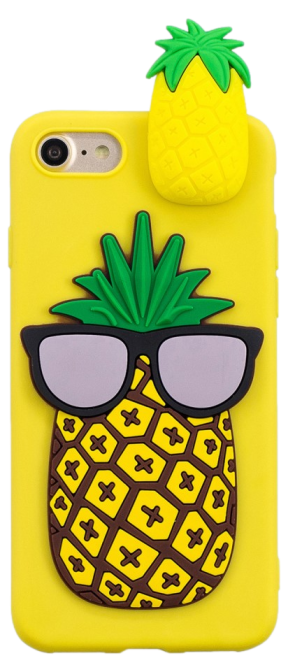 Ananas Silikone Cover til iPhone 7 / 8 / SE (2020)