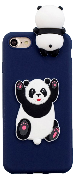 Panda Silikone Cover til iPhone SE 2022