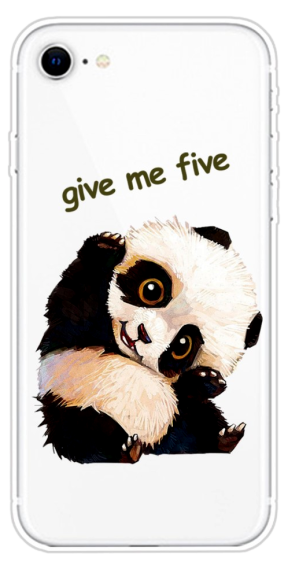 Sleepy Panda Cover til iPhone 7 / 8 / SE (2020)