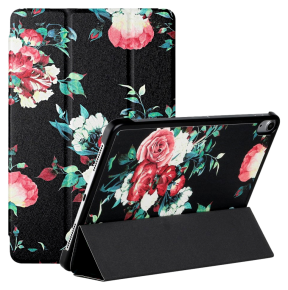 Blomster Flip Cover til iPad Air 2022 (A2589, A2591)