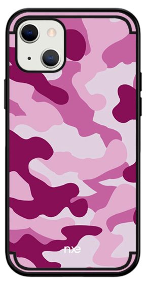 Camouflage Silikone Cover til iPhone 13