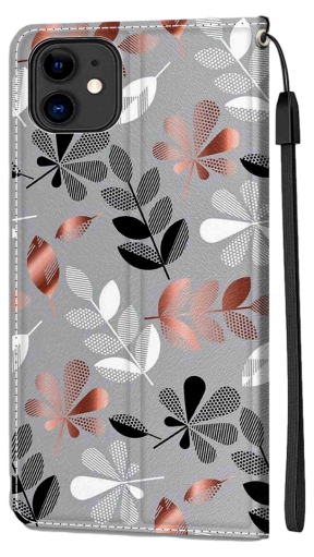 Leaf Læder Flip Cover til iPhone 11