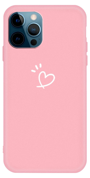 Love Heart Silikone Cover til iPhone 13 Pro