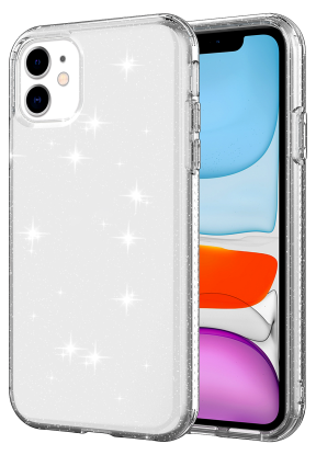 Glitter Silikone Cover til iPhone 11