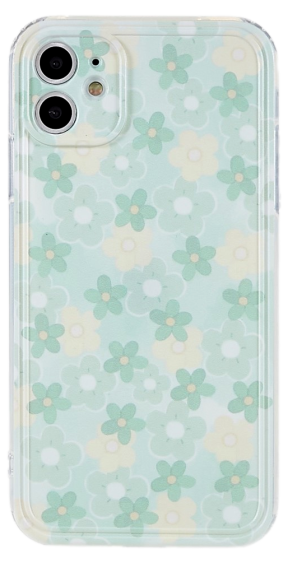 Blomster Silikone Cover til iPhone 11