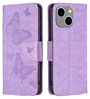 Papillo Læder Flip Cover til iPhone 14 Plus