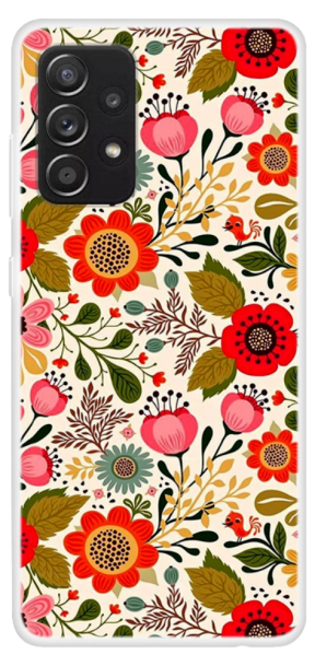 Flora Silikone Cover til Samsung Galaxy A52 4G/5G / A52S 5G