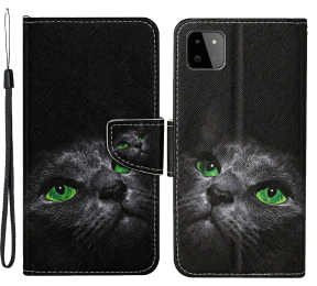 Cat Eyes Flip Cover til Samsung Galaxy A22 5G