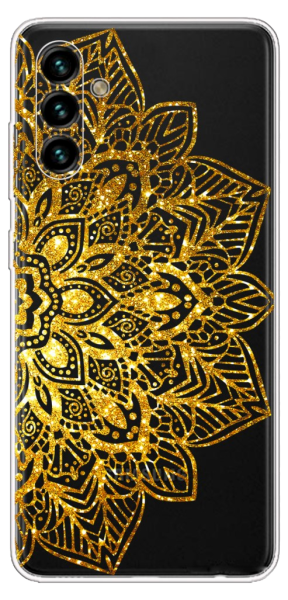 Gold Mandala Cover til Samsung Galaxy A13 5G / A04s