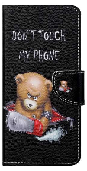 Angry Bear Flip Cover til Motorola Edge 20