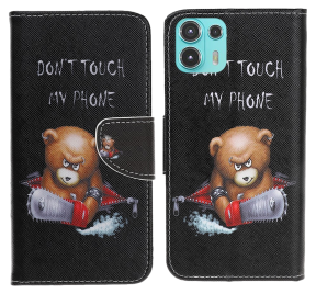 Angry Bear Flip Cover til Motorola Edge 20 Lite