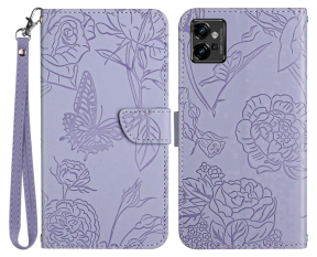 Papillo Flip Cover til Motorola Moto G32-Lilla