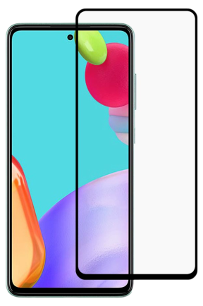Samsung Galaxy A52 & A52S 4G/5G Beskyttelsesglas med Kant / Skærmbeskyttelse