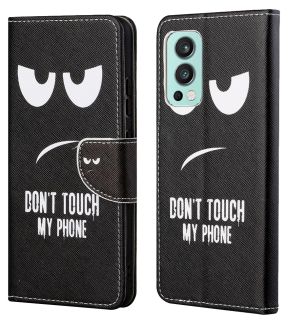 Dont Touch My Phone Flip Cover til OnePlus Nord 2 5G
