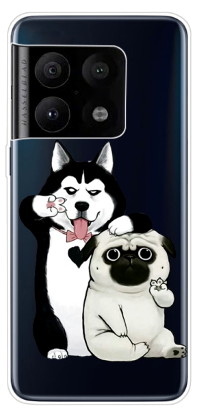 Hunde Cover i Silikone til OnePlus 10 Pro