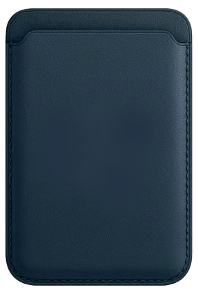 Kortholder i Læder med MagSafe til iPhone 14 Pro / 14 Pro Max - Blå