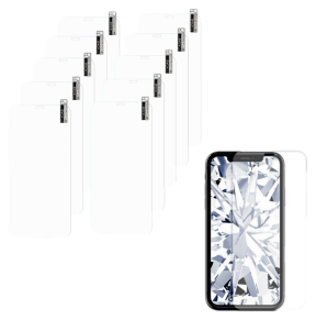 10 Stk. Skærmbeskyttelse / Hærdet Beskyttelsesglas til iPhone X / XS