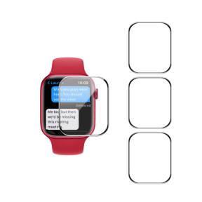 3 Stk. Beskyttelsesglas / Skærmbeskyttelse / 3D Glas til Apple Watch 8 / 9 - 45 mm