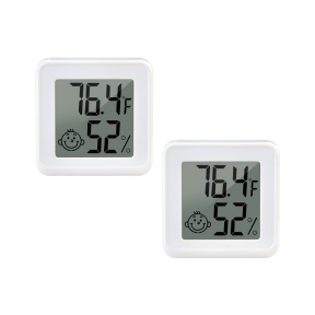 2 stk. Trådløs Mini Indendørs Digitalt Termometer / Hygrometer med App