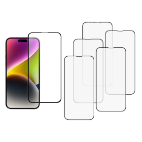 5 stk Beskyttelsesglas / Skærmbeskyttelse / 3D Glas til iPhone 15 Plus