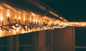 Udendørs Klyngelyskæde til Jul med Hvide LED Lys