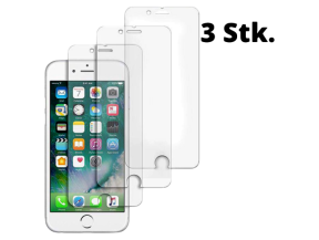 3 Stk. Skærmbeskyttelse / Hærdet beskyttelsesglas til iPhone 5 / 5S / 5C / SE